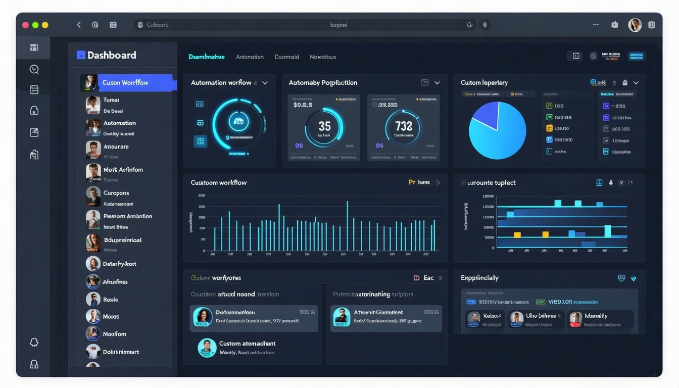 Custom workflow automation dashboard built by Svperhuman
